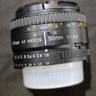Nikon 50/1.8 AF D 尼康 50mm 50 90%new 功能正常 冇發黴 鏡片乾淨無刮痕