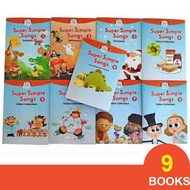 [SG Stock] Super Simple Songs English Nursery Rhymes Picture Book (9 Books)