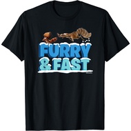 T-shirt For Kids Ice Age The Adventures of Buck Wild Baby Scrat Furry Fast T-Shirt Fashion Tops Boys