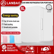 8L Car Refrigerator Dual-purpose Dormitory Refrigerating Room Portable Mini Cosmetic Refrigerator Wi