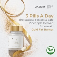 [Viabello Official] ZEROPICK Natural Vegan Bromelain Gold Fat Burner (45 per Bottle) | The Easiest, 