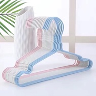 HOUYA衣架子 无痕防滑衣架儿童浸塑防滑晾衣架金属衣挂衣撑晒衣架20只