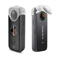 STMQM Transparent Lens Guard for Insta360 ONE X2 Dust-proof Protective Cover Anti-drop Camera Case for Insta360 ONE X2 A