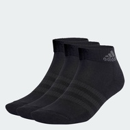 adidas Lifestyle & Basketball Cushioned Sportswear Ankle Socks 3 Pairs Unisex Black IA3947