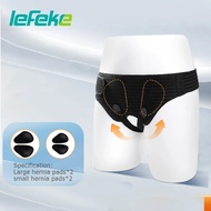 Lefeke Adjustable Adult Hernia Belt for Man Inguinal Groin Support Hernia Bag With 2 Removable Compr