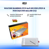 WACOM BAMBOO FUN 6x9 SILVER (PEN & TOUCH)