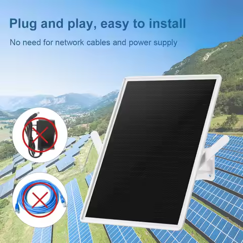 LS VISION 15W 4G Solar Router Outdoor Wireless 4G SIM Card WIFI Router IP66 Waterproof 25000mh Batte