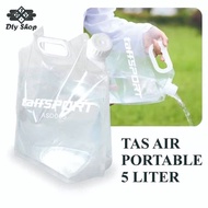 TRAVEL WATER BAG 5 LITER TAFFSPORT/ 5 LITER PORTABLE WATER BAG/ FOLDABLE WATER BAG/