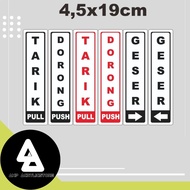 Waterproof Acrylic Pull Push Door Sticker | Stickers | Open the Door | NEWEST Push Pull