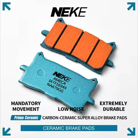 NEKE Carbon Ceramic Brake Pads for HONDA CB300 CB300R Forza NSS750 NT1100 CRF1000L CRF1100L Africa T