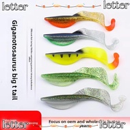 LETTER Soft Bait, PVC Material Big Size Glide Bait, Artificial Bait Realistic Design Flexible Tail G