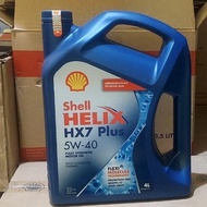 Oli Motor Shell Helix Hx7 5W 40 100%  Aslin Sn Plus 4 Liter