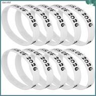 Graduation Season Silicone Bracelet Event Favors Band 10 Pcs  daicoltd
