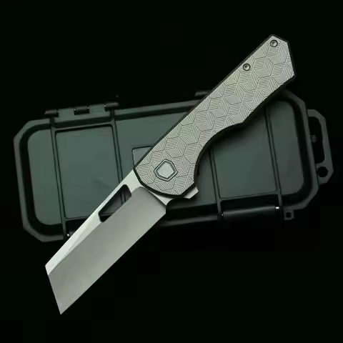 New VANAX Yeager-M V3/V2 Foldable 154CM Blade Titanium Alloy Handle Outdoor Camping Kitchen Survival