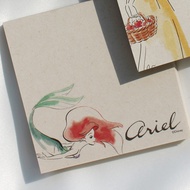 Disney Princess_Watercolor Sugarcane Memo pad  1 pcs 70 sheets / School Office Stationery Notepad (9