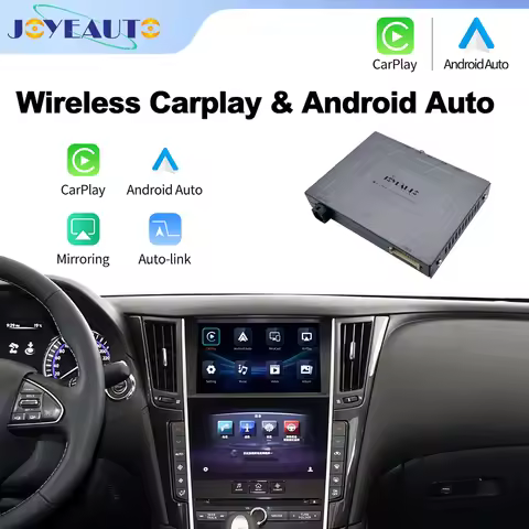 JoyeAuto Wireless Apple CarPlay for Infiniti 8 inch Screen 2015-2019 Q50 Q60 Q50L QX50 Android Auto 