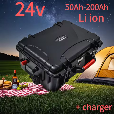 camping 24V Waterproof IP67 24V 50Ah 60Ah 80Ah 100Ah 120Ah 150Ah 200Ah Lithium Li Ion Battery 24v Fo