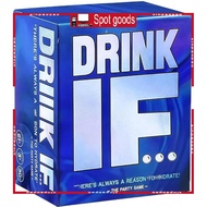 XI Drinks IF Adult Party Card Game 400 Cards with 800 Unique Prompts Excellent Playing Cards Blue