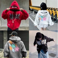 Cotton feltJacket Embossed Boxy Millon D0llar Jacket FAFIC studio 2-way zip cotton felt TEEBOOCLOTHI