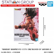 BANDAI BANPRESTO 17751 DBZ BLOOD OF SAIYANS X - ACTION FIGURE