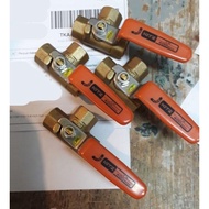 Most Economical Kitz 3 Way Ball Valve 1/2 Inch Brass Stop Valve 3 Way Best Seller