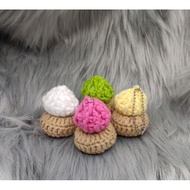 Crochet Iced Gem Biscuit