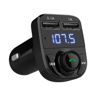 Handsfree Call Car Charger,Wireless Bluetooth FM Transmitter Radio Receiver,Mp3 Audio Music Stereo A