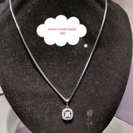 Necklace+pendant Light Gold Grade 18k Weight 5.5gram