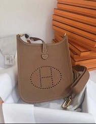 Hermes Mini Evelyne 金金