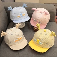 Baby hat cap spring autumn 3-6-September 3-6-September Male Female baby Sun hat Thin Soft Brim hat 1