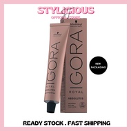 SCHWARZKOPF IGORA Royal ABSOLUTES Permanent Hair Colour Cream - 60ML (NEW) (ST)