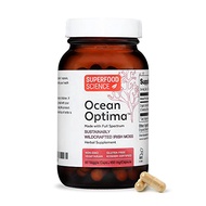 Superfood Science Wildcrafted Irish Sea Moss Capsules - Ocean Optima for Thyroid, Bone, Digestive & 