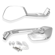 สําหรับ BMW C 400 GT C400GT C400GT (2018-) รถจักรยานยนต์มุมกว้างกระจกพับ CNC อลูมิเนียม Anti-Glare ก