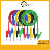 bag 4mm banana wire with pure copper core alligator clip