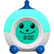 I·CODE Ok to Wake Alarm Clock for Toddlers, Children's Sleep Trainer with Red Green Light & Emoji,To