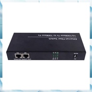 6Port 10/100M Ethernet Switch 6 Fiber Port 25KM 2UTP RJ45 Fiber Optical Transceiver Optical Media Co