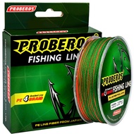 P PROBEROS4 Braided 00m Strong Horse Thread Multicolored Braided Thread PE Thread 0.#-0#绿标7.7
