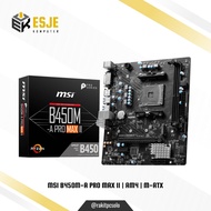 MSI B450M-A PRO MAX II Socket AM4 DDR4 RYZEN 5000 SERIES mATX Motherboard