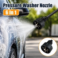 6 In 1 Portable Pressure Washer Nozzle 6in1 Change Over Nozzle High Pressure Washer Nozzle
