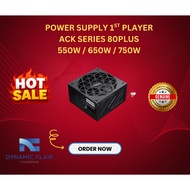 POWER SUPPLY 1ST PLAYER GAMING ACK Series 80PLUS Bronze ATX (550W / 650W / 750W / 850W)