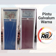 Pintu Kamar Mandi Galvalum Warna