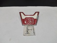 NOS Emblem Fender Spakbor Samping Logo Honda N360 N 360