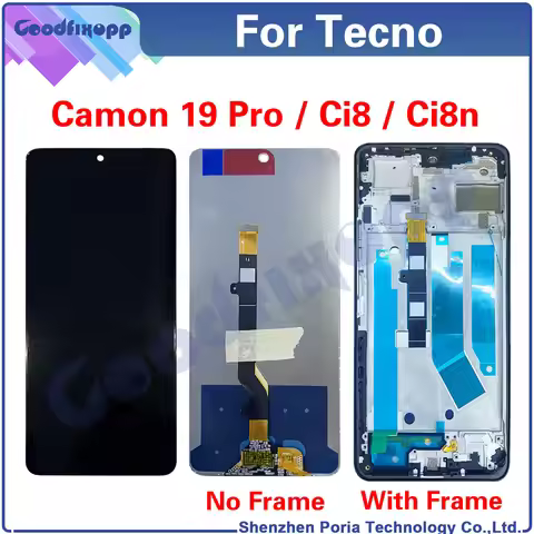 For Tecno Camon 19 Pro Ci8 Ci8n Camon19Pro LCD Display Touch Screen Digitizer Assembly Repair Parts 