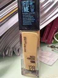 Maybelline Fit Me 啞緻無瑕粉底液 128 Warm Nude
