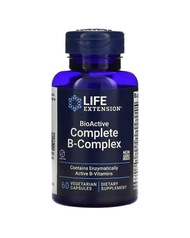 วิตามินบีรวม Life Extension BioActive Complete B-Complex / 60 vegetarian capsules