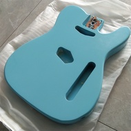 Blue 6 Strings TL Electric Guitar Body,Mahogany/Alder Body SS/HH Route Guitar Body Replacement Diy G