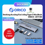 5 in 1 / 6 in 1 multi-function Docking dock with Type C port, MacBook ORICO 2CT-5H - GENUINE PRODUCT