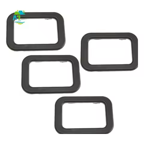 A09E-4Pcs Car Interior Door Handle Trims For BMW E30 E24 E23 E28 Z1 635Csi M6 51211876043