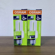 ( แพ็ก 2 ดวง ) OSRAM หลอดตะเกียบ หลอดประหยัดไฟ 8W ขั้วE27 / DULUXSTAR COMPACT 865 Daylight แสงขาว