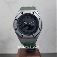 《改裝訂製》G-SHOCK特別限量版 男裝女裝手錶鋼錶 農家橡樹  Casioak Casio G Shock Special Limted Edition GA2100 Luxury Men Lad